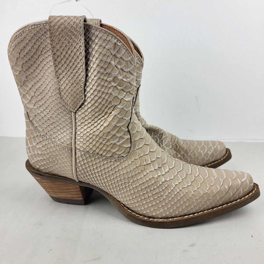 Dingo Sorta Sweet Snake Print Snip Toe Pull On Cowboy Boot 6 M - Picture 3 of 12